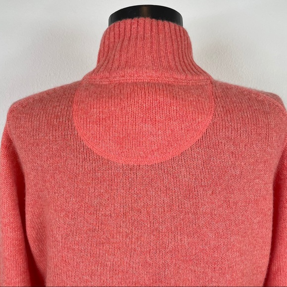 Tommy Bahama 100% Cashmere Orange Pullover Medium - Picture 8 of 12